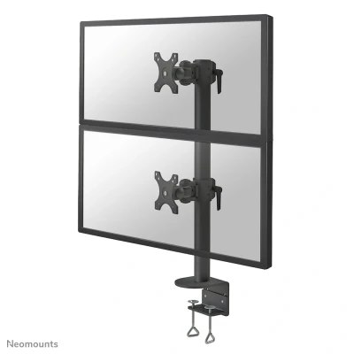 Afbeelding van FPMA D960DVBLACKPLUS is een bureausteun voor twee curved screens t/m 49 inch (124 cm) Zwart