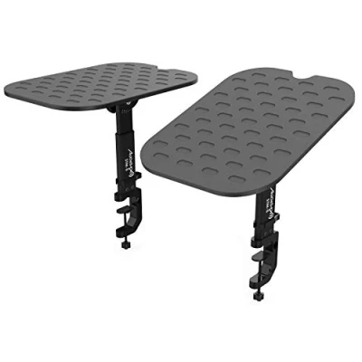 Afbeelding van Audibax Neo STM 5 Luidspreker bureauhouder, in hoogte verstelbaar van 23 tot 28 cm, hoek 10 graden, universele compatibiliteit met hifi luidsprekers