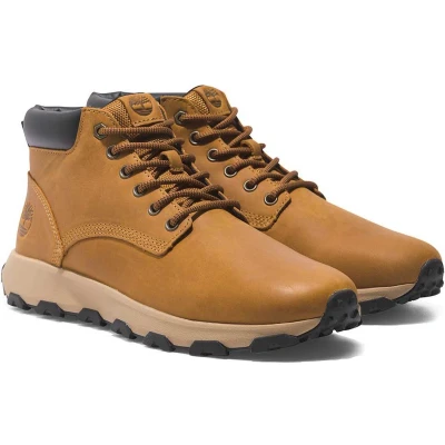 Afbeelding van Timberland Winsor PARK Chukka Sneakers hoog, Heren, Maat: 45, Wheat Nubukleer/ textiel