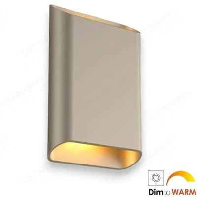 Afbeelding van Artdelight Wandlamp DIAZ L DTW Champagne WL CP