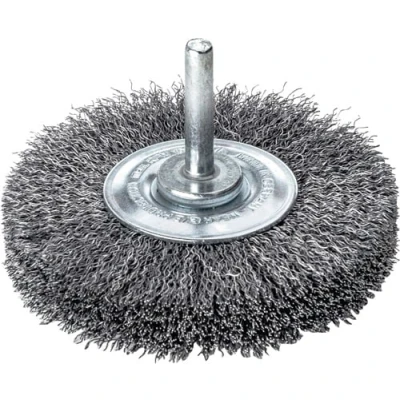 Afbeelding van Lessmann Ronde borstel d. 50 mm schacht 6 draaddikte 0,3 staal 11 15.000 omw/min Max. toerental 15000 min ¹ 1 stuk 415162