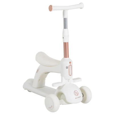 Afbeelding van Byox Velvet Royal White 2 in 1 Step/Loopfiets 112285