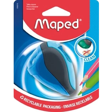 Afbeelding van Maped Potloodslijper Clean 2 gaats, Op Blister Slijper
