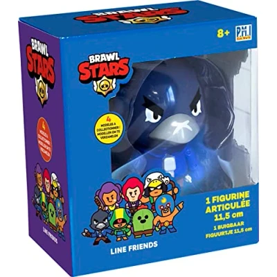 Afbeelding van Brawl Stars 1 Beweegbaar figuurtje 4,5 Cm Crow Video Games Toy Lansay