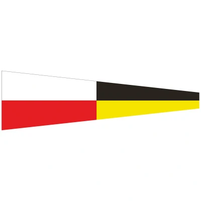 Afbeelding van Seinvlag Nummer 9 25 x 88 cm