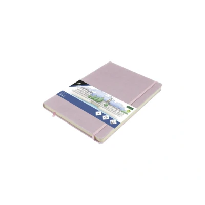 Afbeelding van Kangaro schetsboek A4 violet PU hardcover met elastiek en lint K 861243