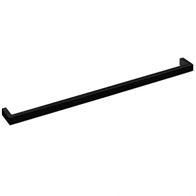 Afbeelding van Handdoekhouder ATLANTA Lengte 613 mm Boorgatafstand 600 zwart mat gebruineerd voor wand / kastmontage van SOTECH