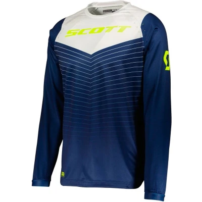 Afbeelding van Scott 350 Dirt Evo Jersey Met Lange Mouwen Blauw XL Man