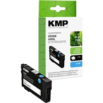 Afbeelding van KMP Inktcartridge vervangt Epson 405XL, T05H2 Compatibel Cyaan 1656,4003