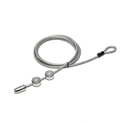 Afbeelding van Kensington Mac Pro en Display XDR Vergrendelingskit, Antidiefstalsysteem voor Computers, Flexibel Koolstofstalen Kabelslot van 2,4 Meter K63150WW
