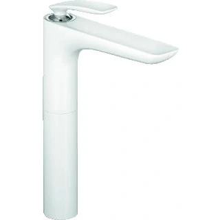 Afbeelding van Kludi balance 1 gats wastafelkraan verhoogd 27 2cm zonder waste wit 522989175