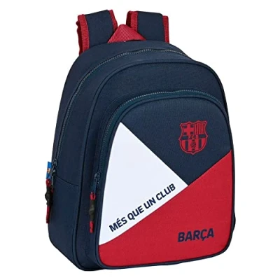 Afbeelding van Schoolrugzak F.C. Barcelona Blauw Kastanjebruin (27 x 33 10 cm)