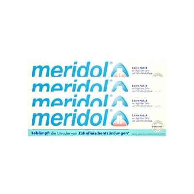 Afbeelding van 4x meridol tandvleesbescherming tandpasta 75ml tandpasta, witte tanden