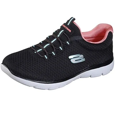 Afbeelding van Skechers SUMMITS dames Sneaker, Black Pink, 39 EU