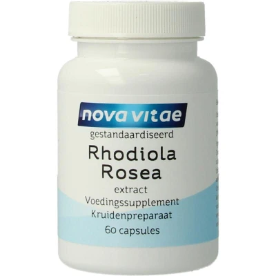 Afbeelding van Nova Vitae Rhodiola Rosea Extract Capsules 60st