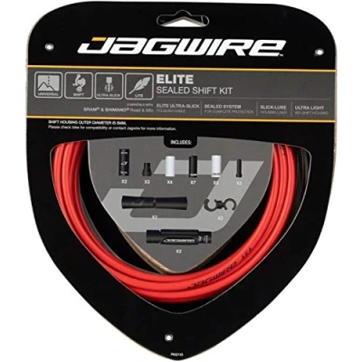 Afbeelding van Jagwire Elite Sealed Schakelkabel Set, rood