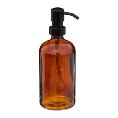 Afbeelding van 5Five Zeeppompje/dispenser Glass Lotion transparant bruin 7 x 21 cm 450 ml glas Zeeppompjes