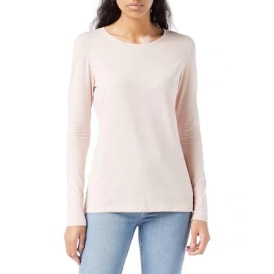 Afbeelding van Amazon Essentials Women&#039;s T shirt met lange mouwen en ronde hals in klassieke pasvorm (verkrijgbaar grote maten), Lichtroze, L