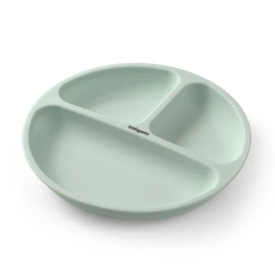 Afbeelding van Baby Ono Sage Groen Siliconen Bordje met Zuignap 1482/03