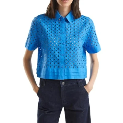 Afbeelding van United Colors of Benetton Overhem, Blauw, XXS