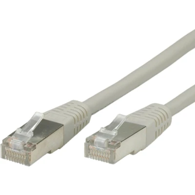 Afbeelding van VALUE Patchkabel Cat.6 (Class E) S/FTP (PiMF), grijs, 1 m
