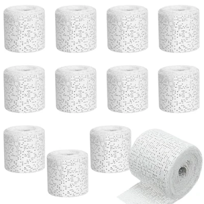 Afbeelding van LINXIU gipsverband babybuik 12 rollen gips afdruk binden gipsafdruk sneldrogend Parijs om te knutselen modelbouw 5 cm x 2,7 m