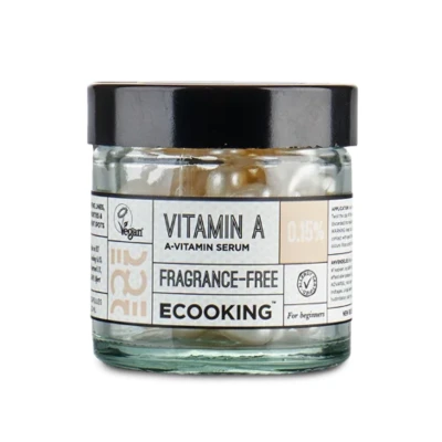Afbeelding van Ecooking Vitamine A 0,15% 60 capsules Verzorgend Beautytasting
