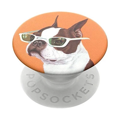 Afbeelding van Popsockets Popgrip Uittrekbare Greep En Standaard Voor Smartphones Tablets Met Een Verwisselbare Poptop Ginger