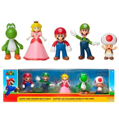 Afbeelding van Super Mario Mini Action Figure and Friends Multi Pack (5 figures)