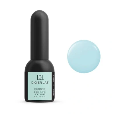 Afbeelding van Didier Lab Premium Rubber Base Gel Soft Mint 10 ml LED UV Nagellak HEMA‑ &amp; TPO‑vrij Onderlaag Coat 2in1 UV voor Manicure