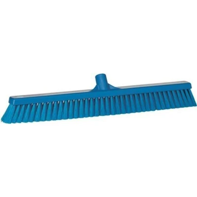 Afbeelding van Vikan Bezem zacht polyester blauw, 61 cm, Geschikt voor Varkens Veehouderij
