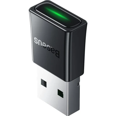 Afbeelding van Baseus BA07 Draadloze USB Bluetooth Adapter 5.3 Bereik tot 20 m Windows 8.1 / 10 11 Zwart
