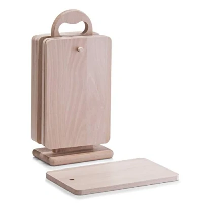 Afbeelding van Zeller Snijplank Set 7 stuks. 15x9x31cm, Hout, Beige, 15 x 9 31 cm
