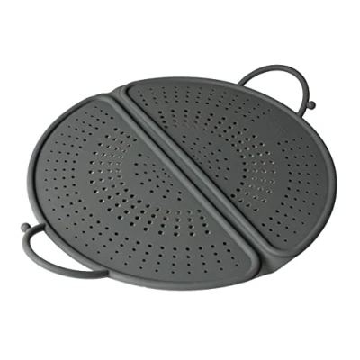 Afbeelding van KUHN RIKON Spatbescherming opvouwbaar silicone grijs Ø 30 cm