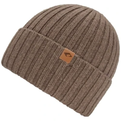 Afbeelding van Chillouts Darian Katoen wol Beanie Muts Heren/Dames One Size bruin