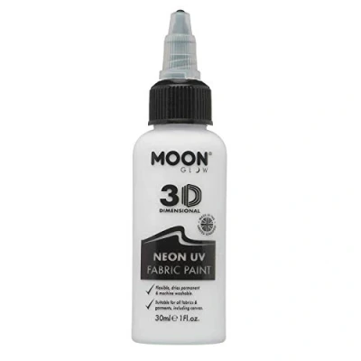 Afbeelding van Moon Glow Kledingverf Neon Uv 30 Ml Wit