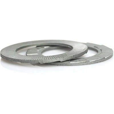Afbeelding van Nord Lock, Moeren + sluitringen, Ring R 88132 gelijmd NL 16 staal gehard en getemperd met zinkvlokken bekleed (M16)