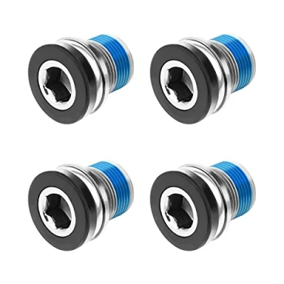 Afbeelding van YINETTECH 4 STKS Fiets Crank Arm Bouten E Bike M15 ISIS Schroeven Compatibel met Bosch Drives Brose