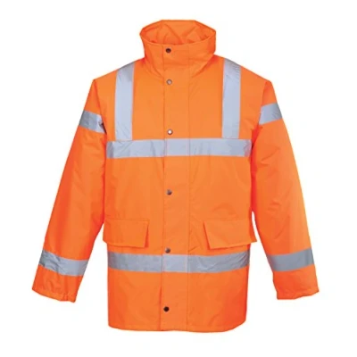 Afbeelding van . Hi vis Verkeersjas Ris ORANGE MAAT LARGE