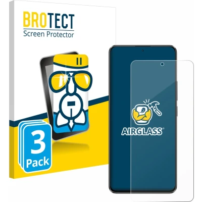 Afbeelding van BROTECT Screenprotector voor Xiaomi Poco X6 Folie Beschermfolie Beschermglas transparant (3 Stuks)