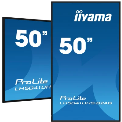 Afbeelding van Iiyama ProLite LH5041UHS B2AG Digital Signage display Energielabel: G (A G) 127 cm (50 inch) 3840 x 2160 Pixel 24/7 Anti burn in functie, Media