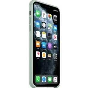 Afbeelding van Origineel Apple iPhone 11 Pro Max Hoesje Siliconen en TPU (zacht) Softcase/Backcover Groen Telefoonhoesje