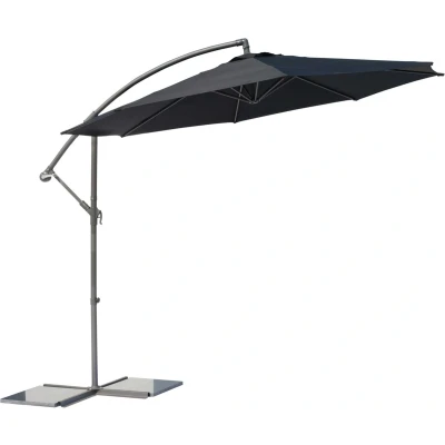 Afbeelding van SenS zweefparasol Menorca Zwart 3 meter rond