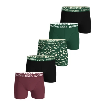 Afbeelding van Björn Borg Cotton Stretch Onderbroek Heren Multicolour 5 pack XS Sportondergoed