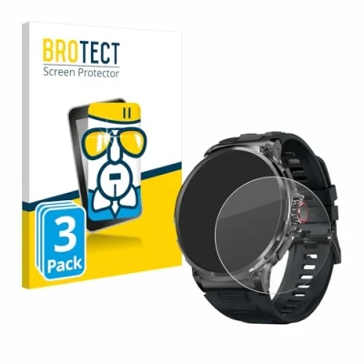 Afbeelding van BROTECT Beschermende glazen screenprotector helder, Smartwatch beschermfolie, Transparant