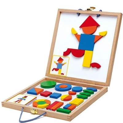 Afbeelding van Djeco magneetkoffer tangram 42st