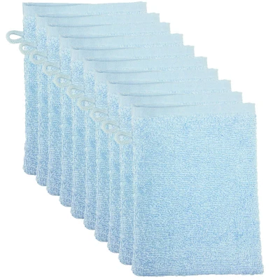 Afbeelding van 10 x The One Towelling washandje 15x21 Lichtblauw
