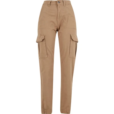 Afbeelding van Urban Classics Twill Utility Cargobroek, Dames, Maat: 28x28, Unionbeige