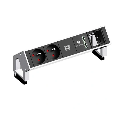 Afbeelding van Bachmann, Stekkerdoos, DESK 2 Power strip Ingang, ingang GST18 (2 x, CEE 7/5, 0.20 m)