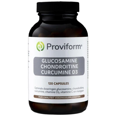Afbeelding van Proviform Glucosamine chondroitine curcuma D3 120 capsules